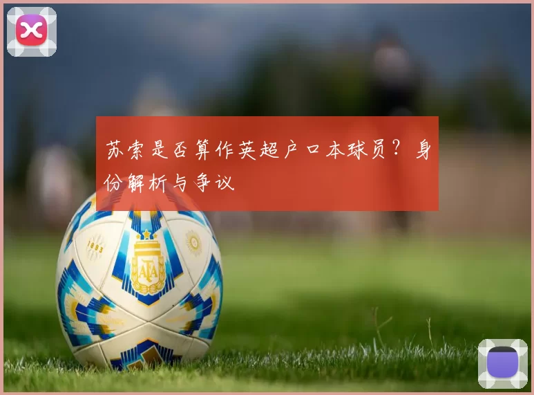 苏索是否算作英超户口本球员？身份解析与争议
