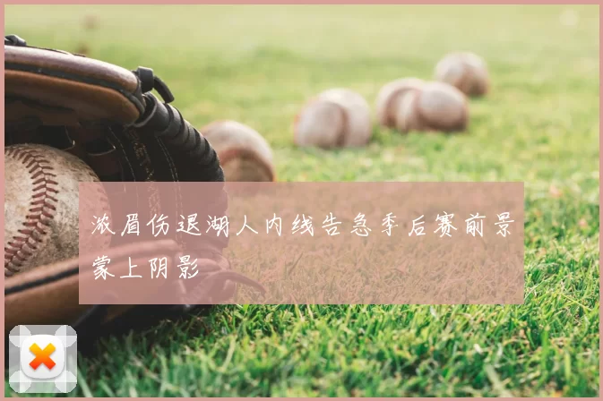 浓眉伤退湖人内线告急季后赛前景蒙上阴影